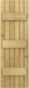 Board &  Batten   Provence  Maple  Shutters